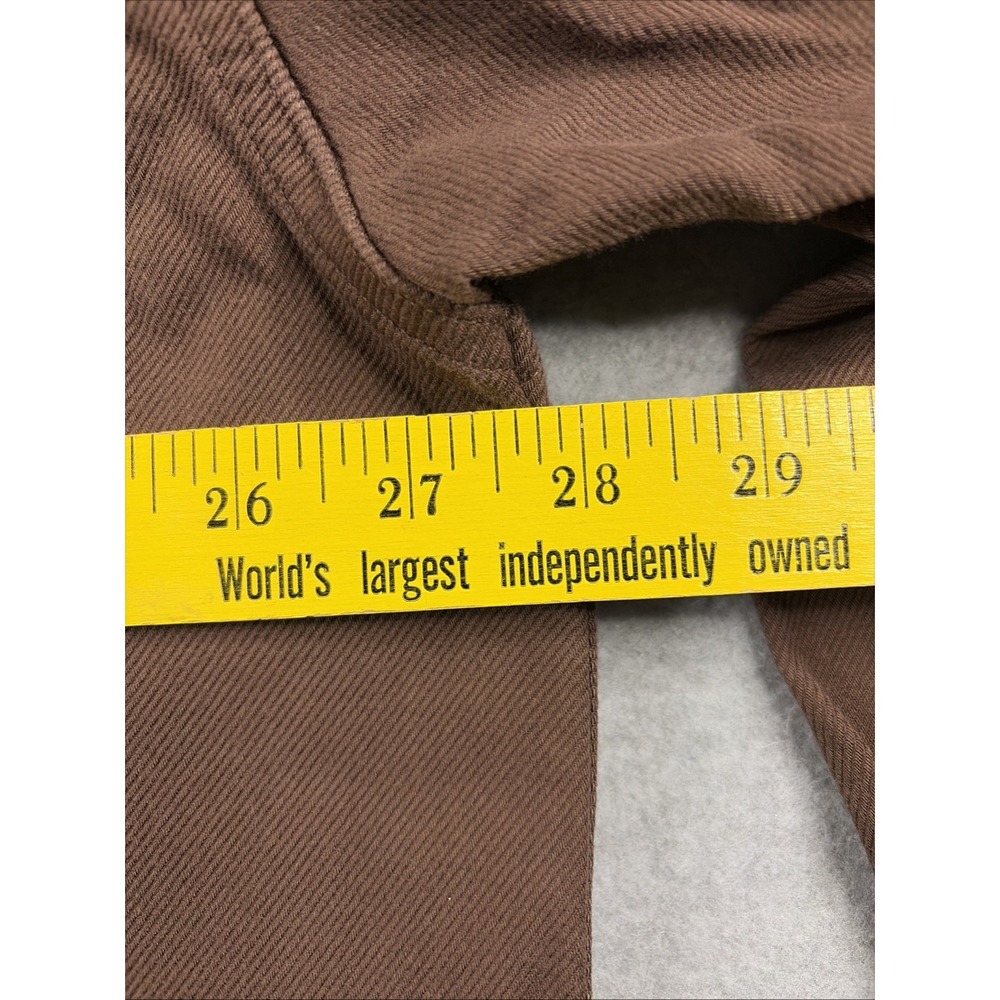 Goodfellow & Co. Vintage Long Sleeve Utility Shirt in Brown - Men's XXL Tall - Picture 10 of 10